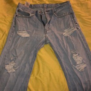 Destroyed 505 men’s levi jeans